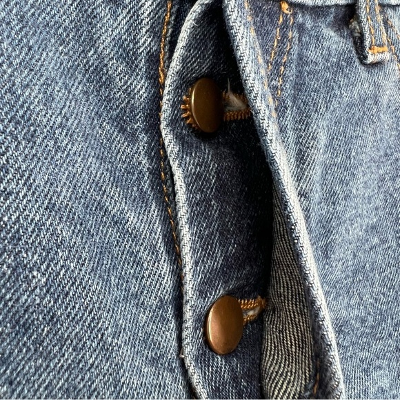 American Apparel Cutoff Jean Shorts Button‎ Front Sz 27 - Picture 7 of 12